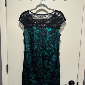 Dark turquoise Express dress